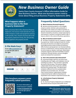 New Business Owner Brochure